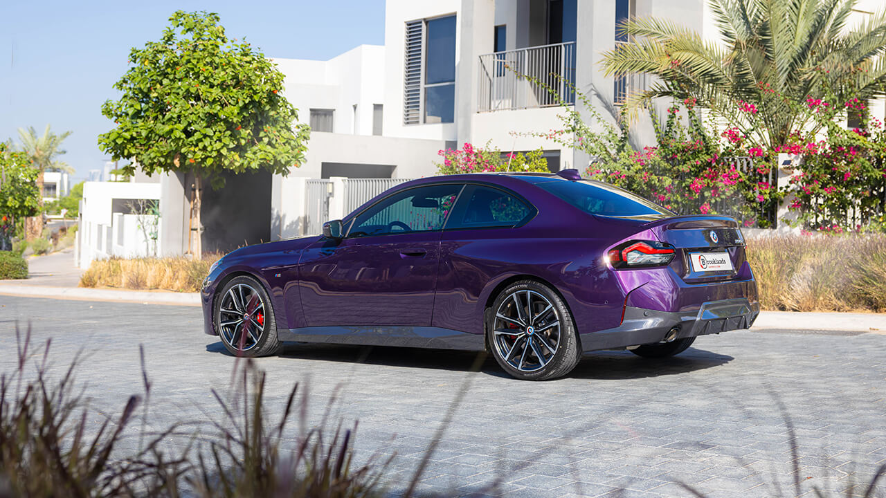 BMW 230i Coupe Violet