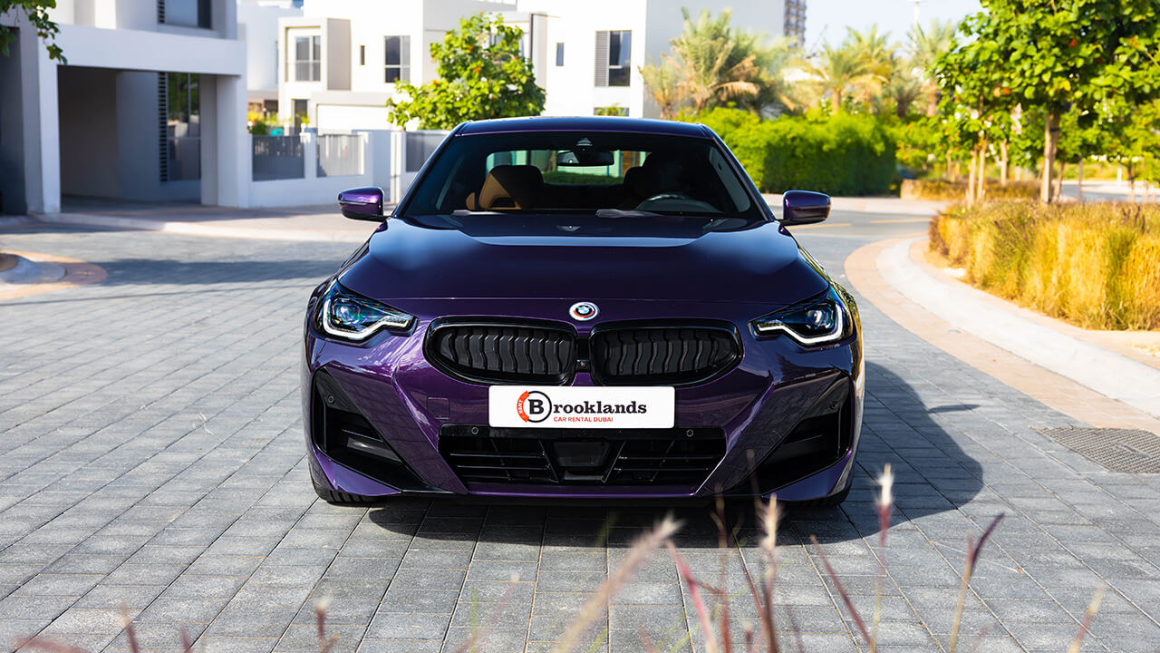 BMW 230i Coupe Violet