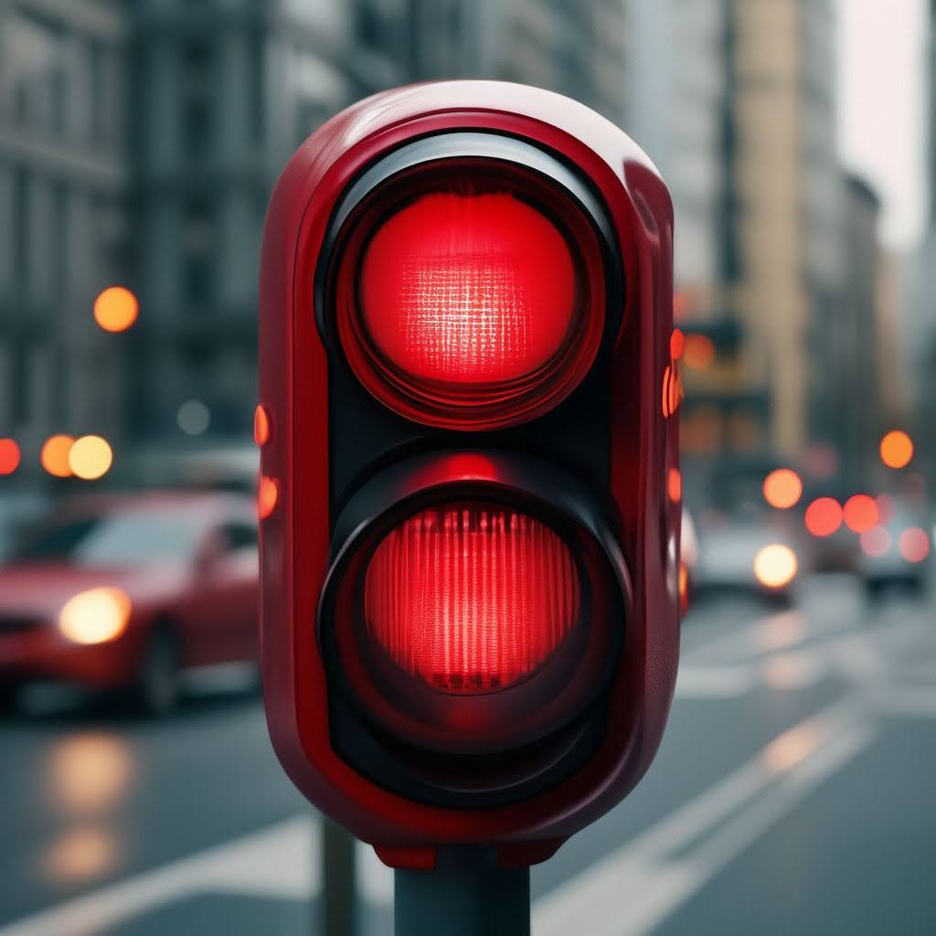  Penalty for red light in Dubai