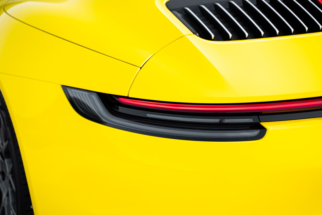 Porsche 911 Targa 4S Yellow