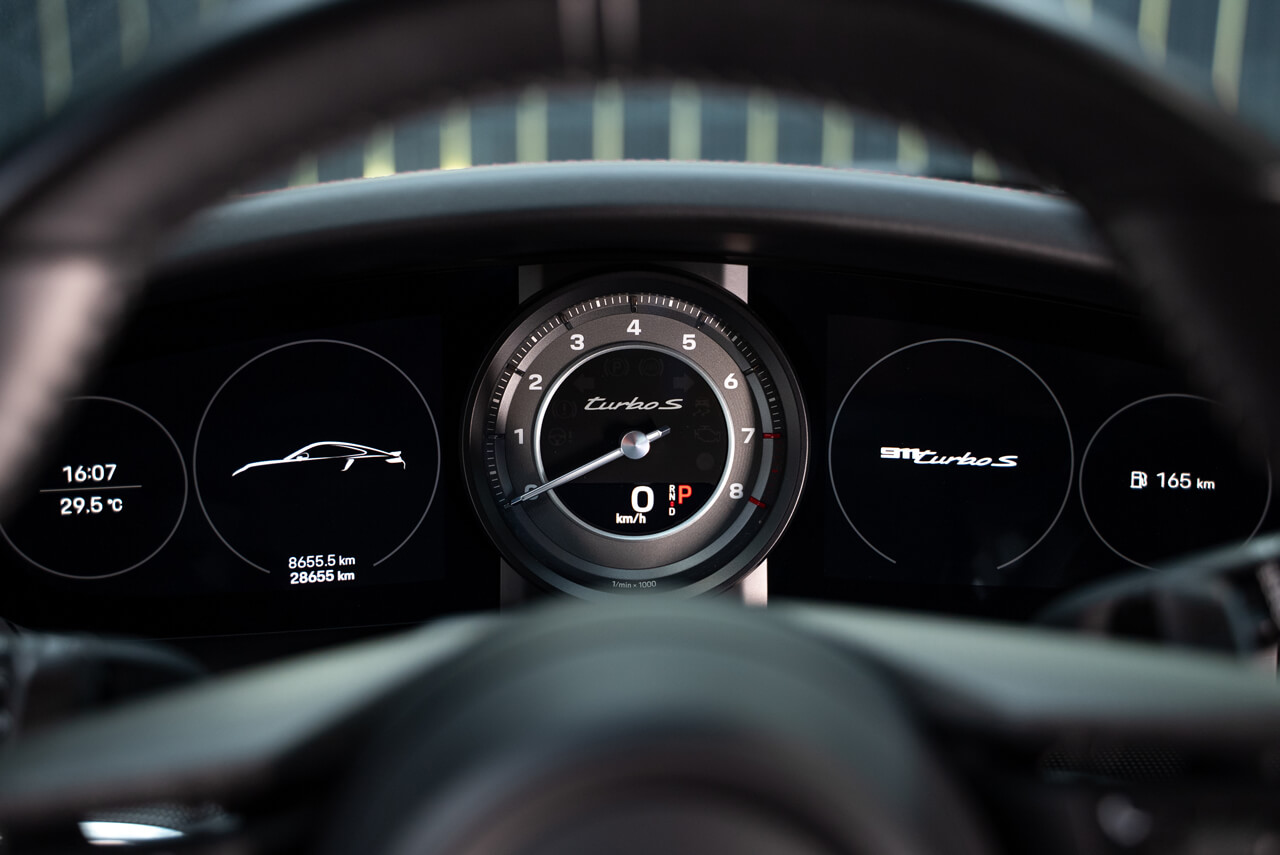 Porsche 911 Turbo S Grey