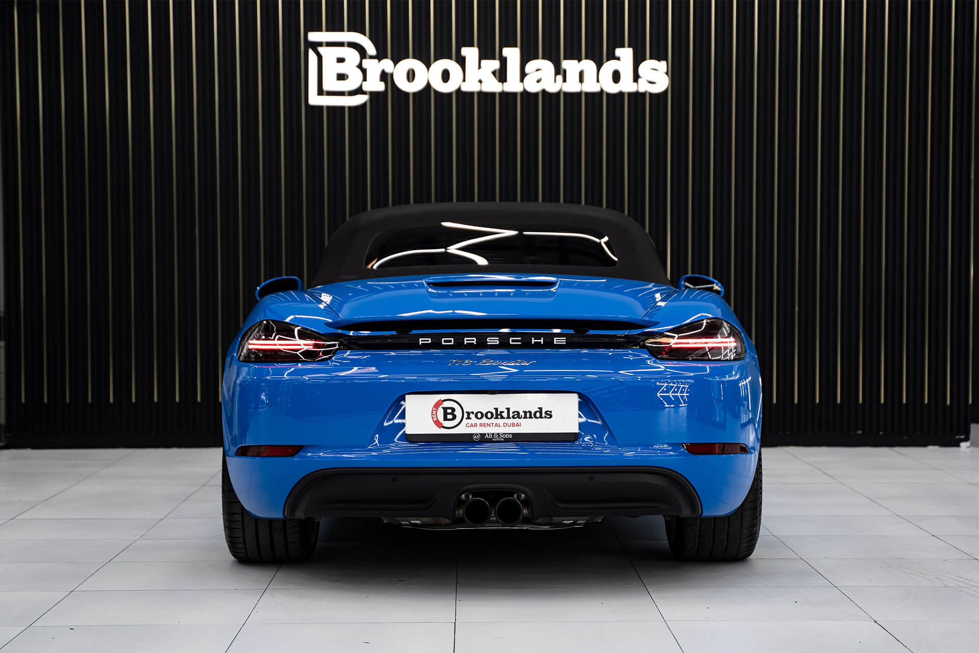 Porsche 718 Boxster Blue