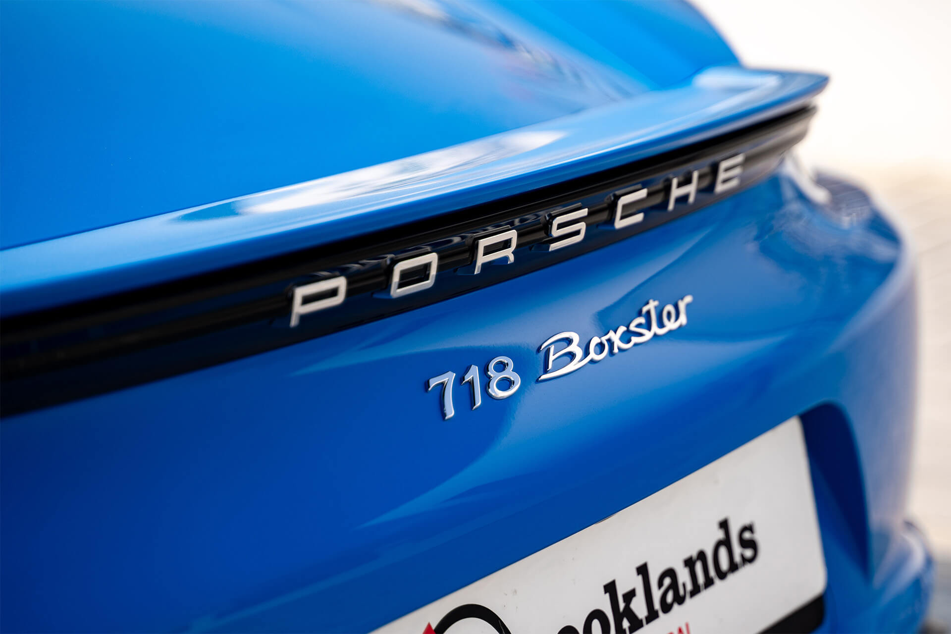 Porsche 718 Boxster Blue