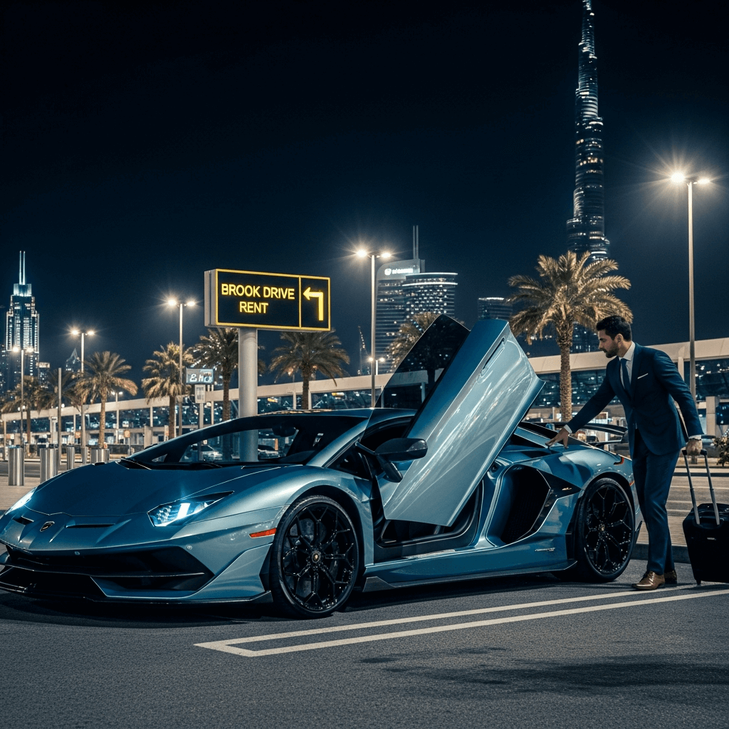  Luxury & Sports Car Rental at Dubai International Airport (DXB)