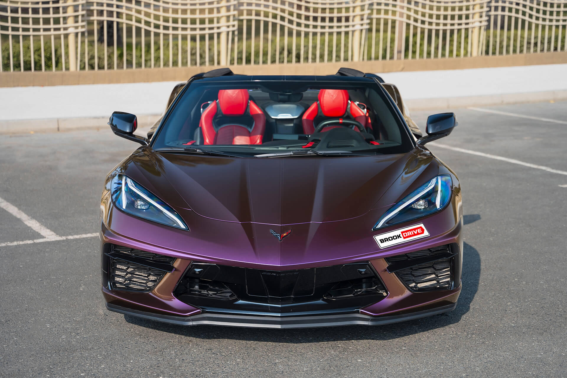 Chevrolet Corvette C8 Stingray Convertible Purple