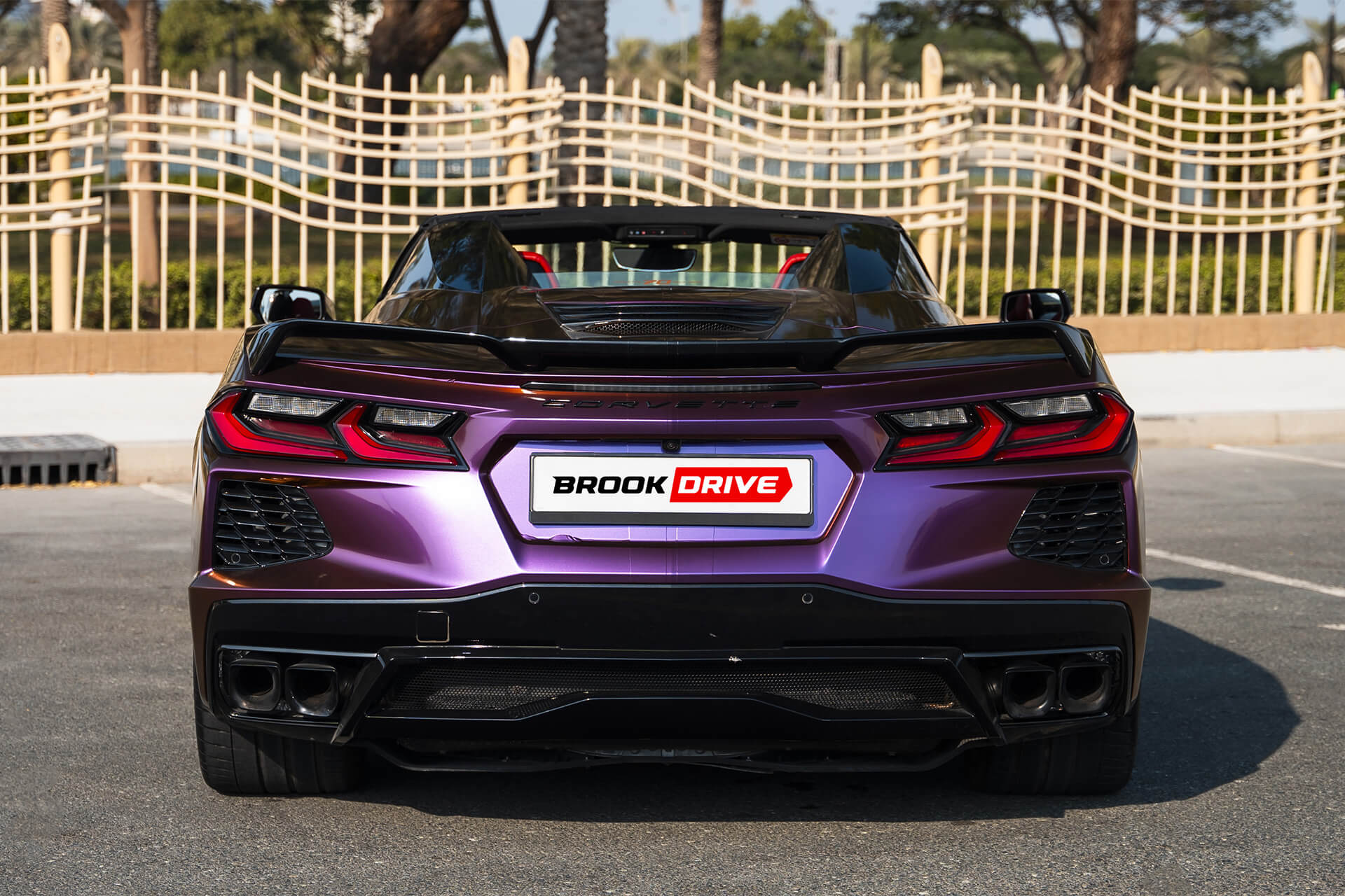Chevrolet Corvette C8 Stingray Convertible Purple