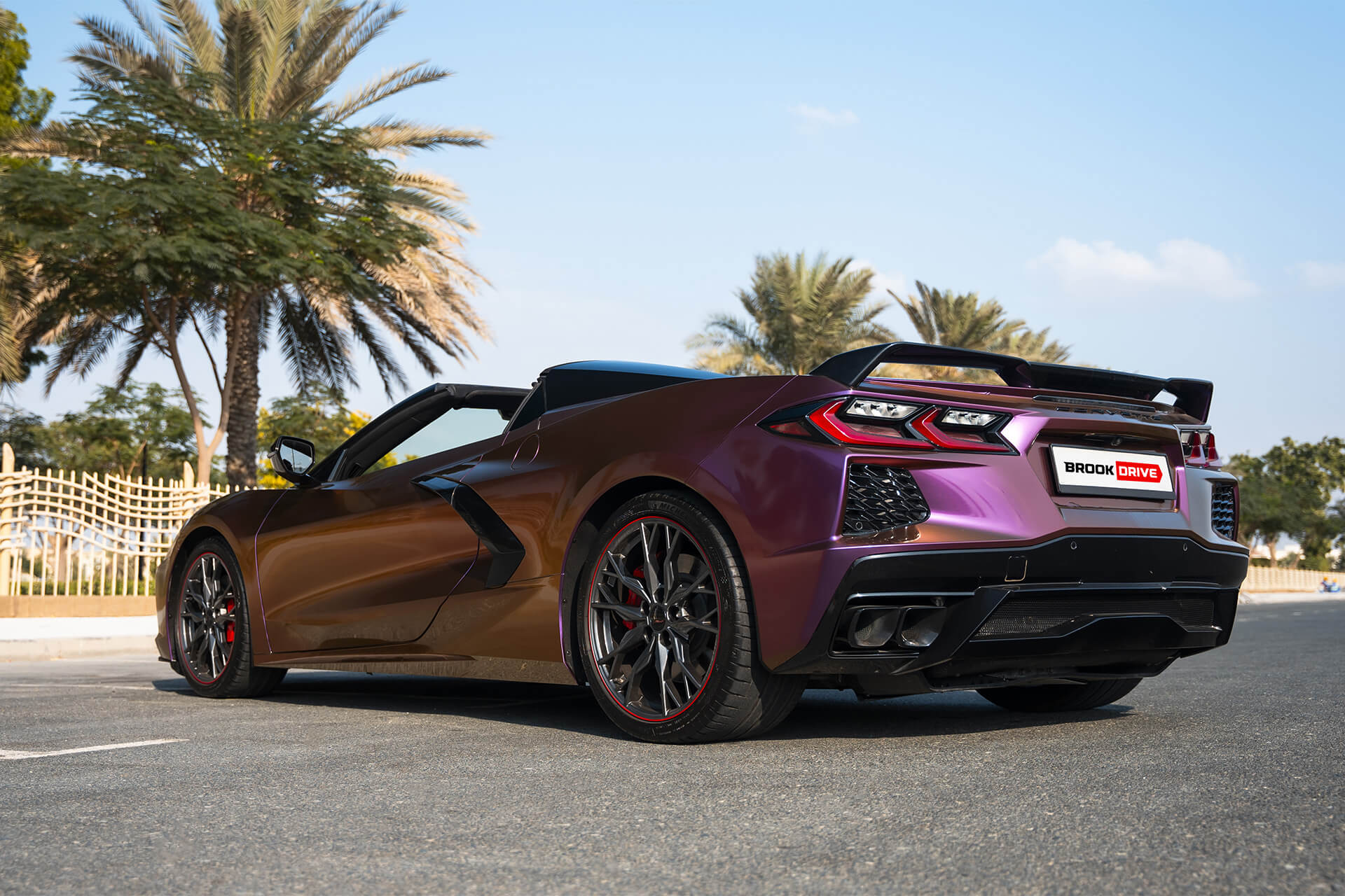 Chevrolet Corvette C8 Stingray Convertible Purple
