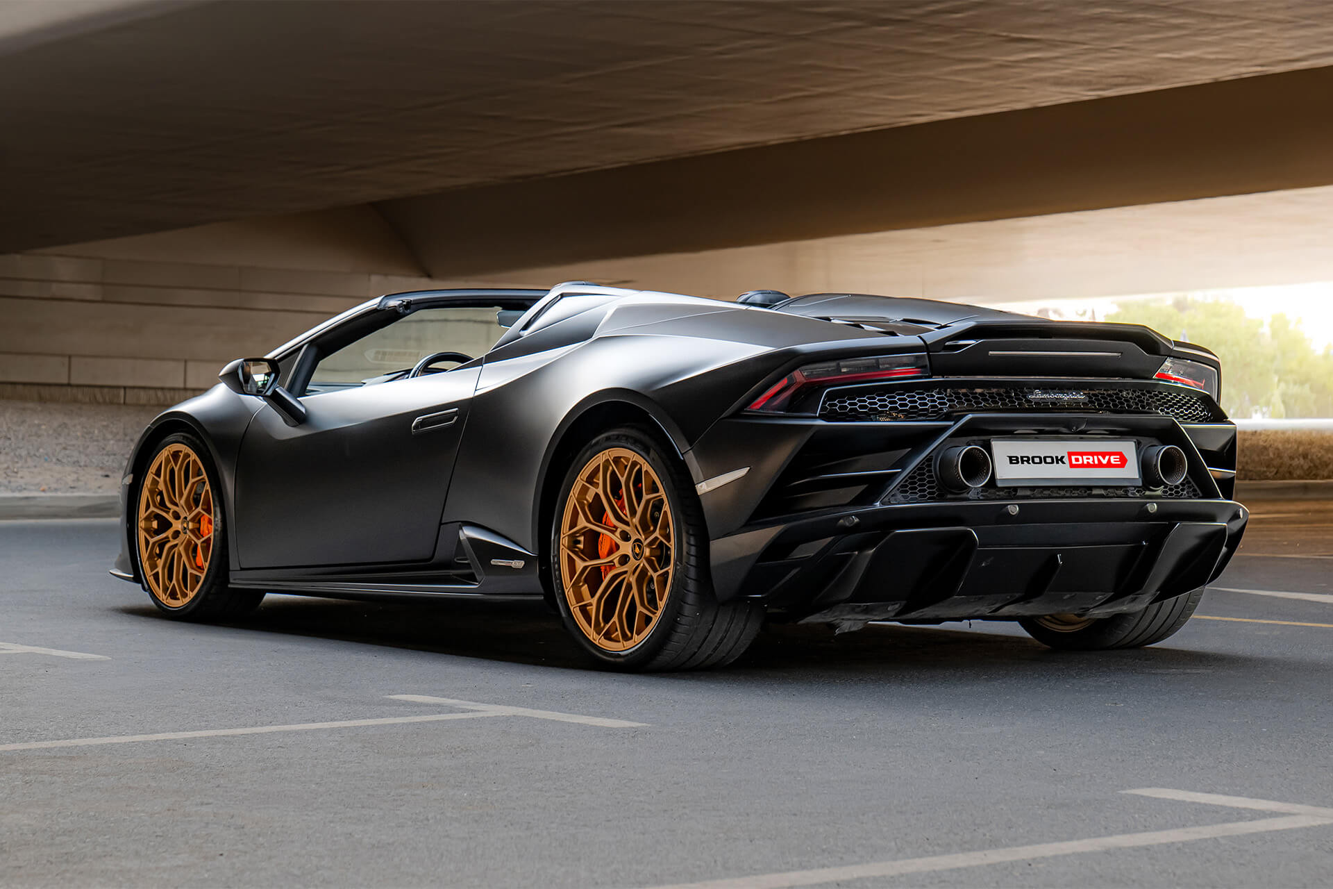 Lamborghini Huracan EVO Spider Matte Black