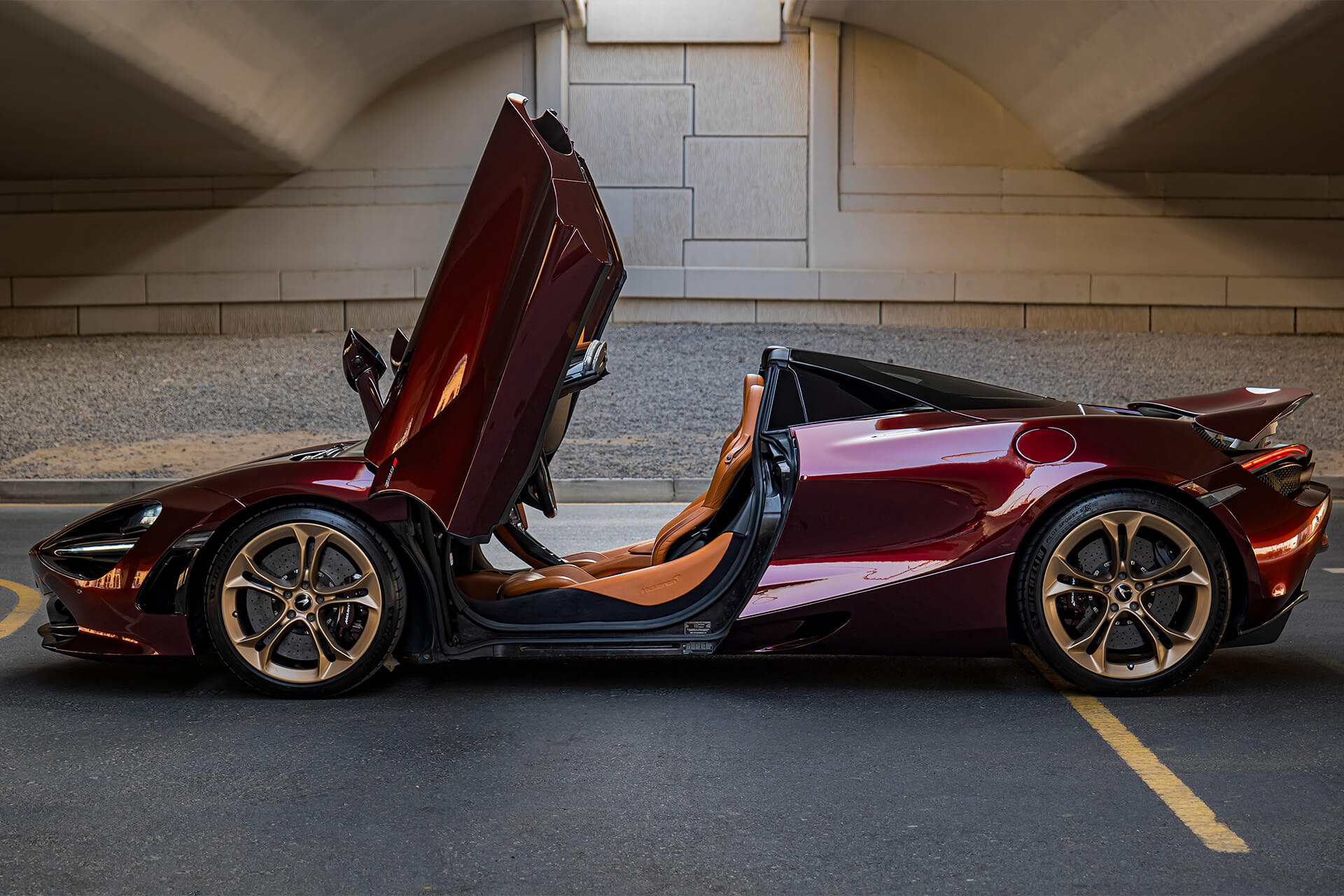 McLaren 720S Spider Amaranth Red