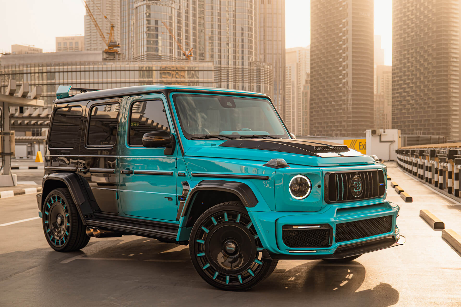 Mercedes G900 Brabus Rocket Turquoise