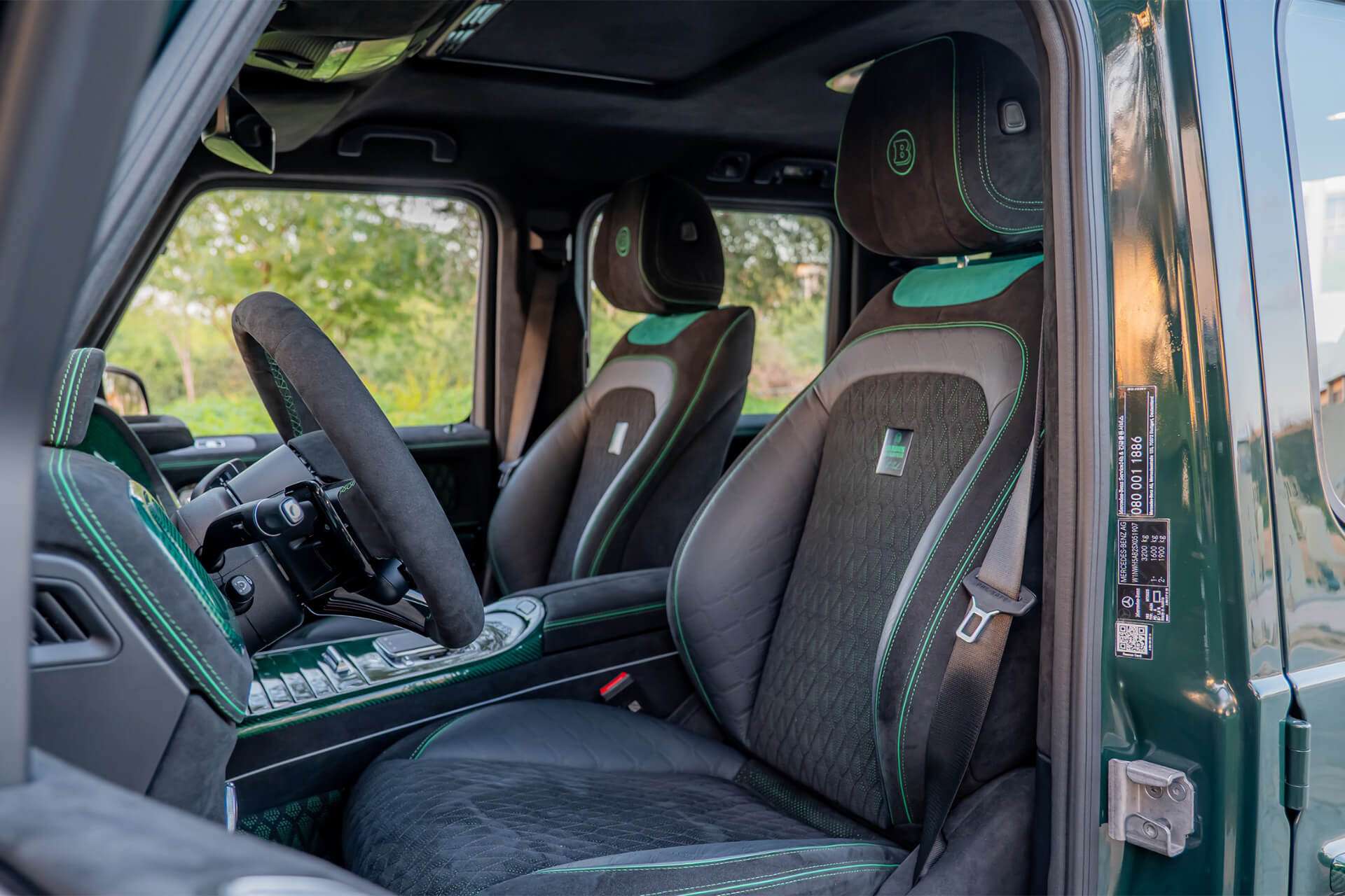 Mercedes G800 Brabus Emerald Green Metallic