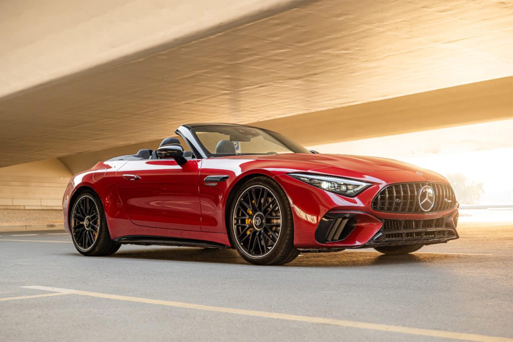 Mercedes SL63 AMG Patagonia Red Metallic