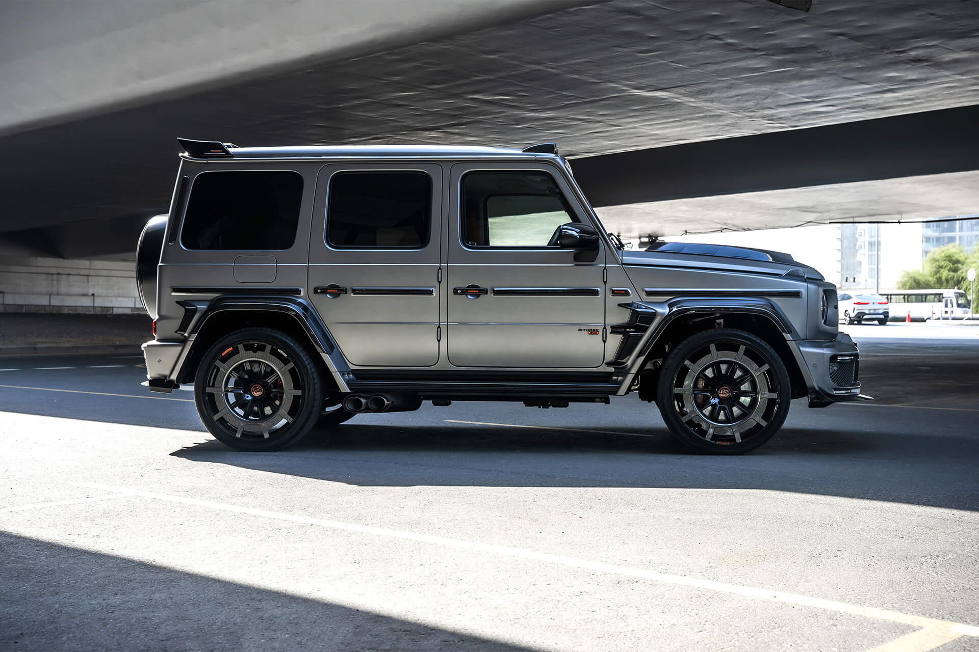 Mercedes G800 Brabus Selenite Grey Magno