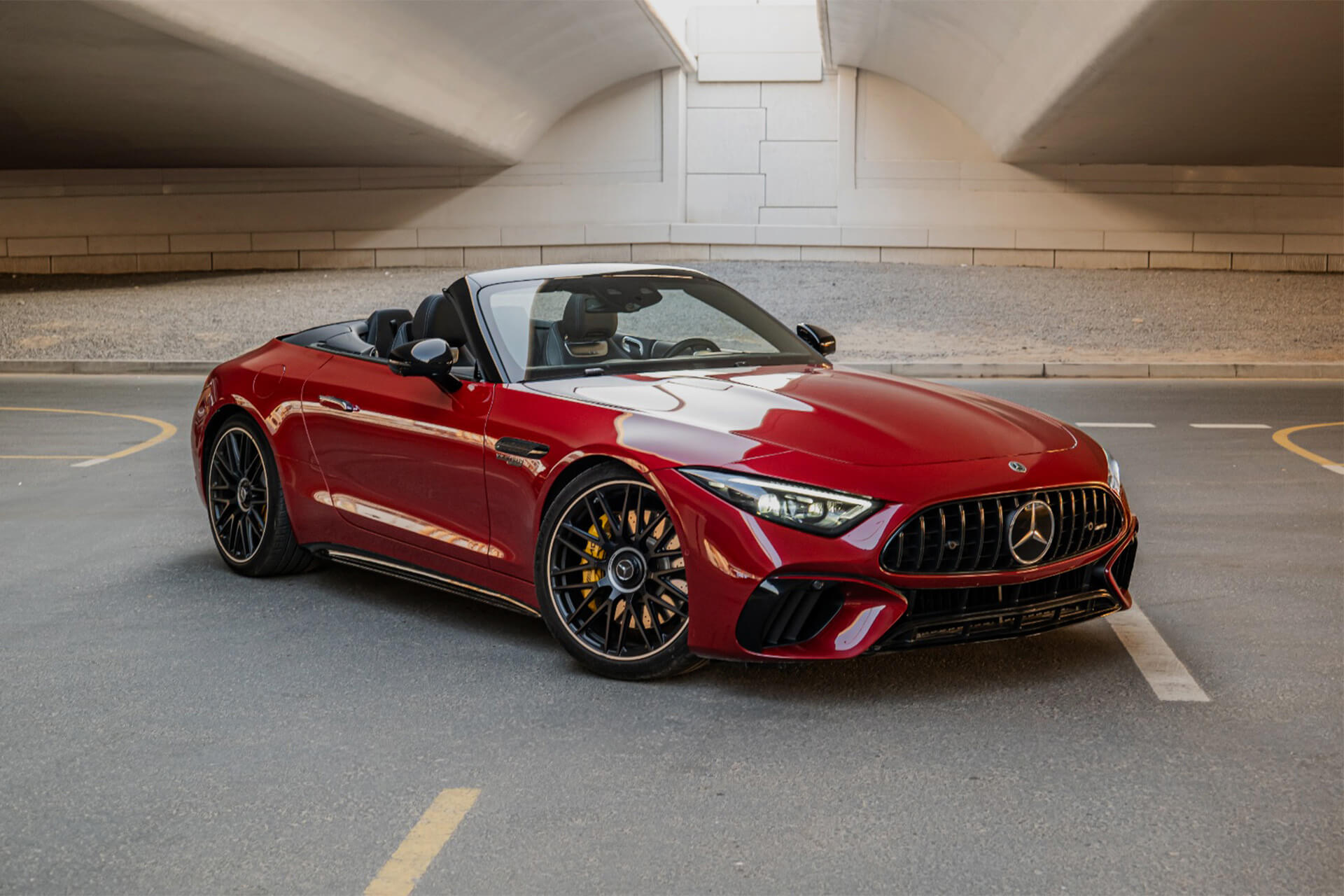 Mercedes SL63 AMG Patagonia Red Metallic
