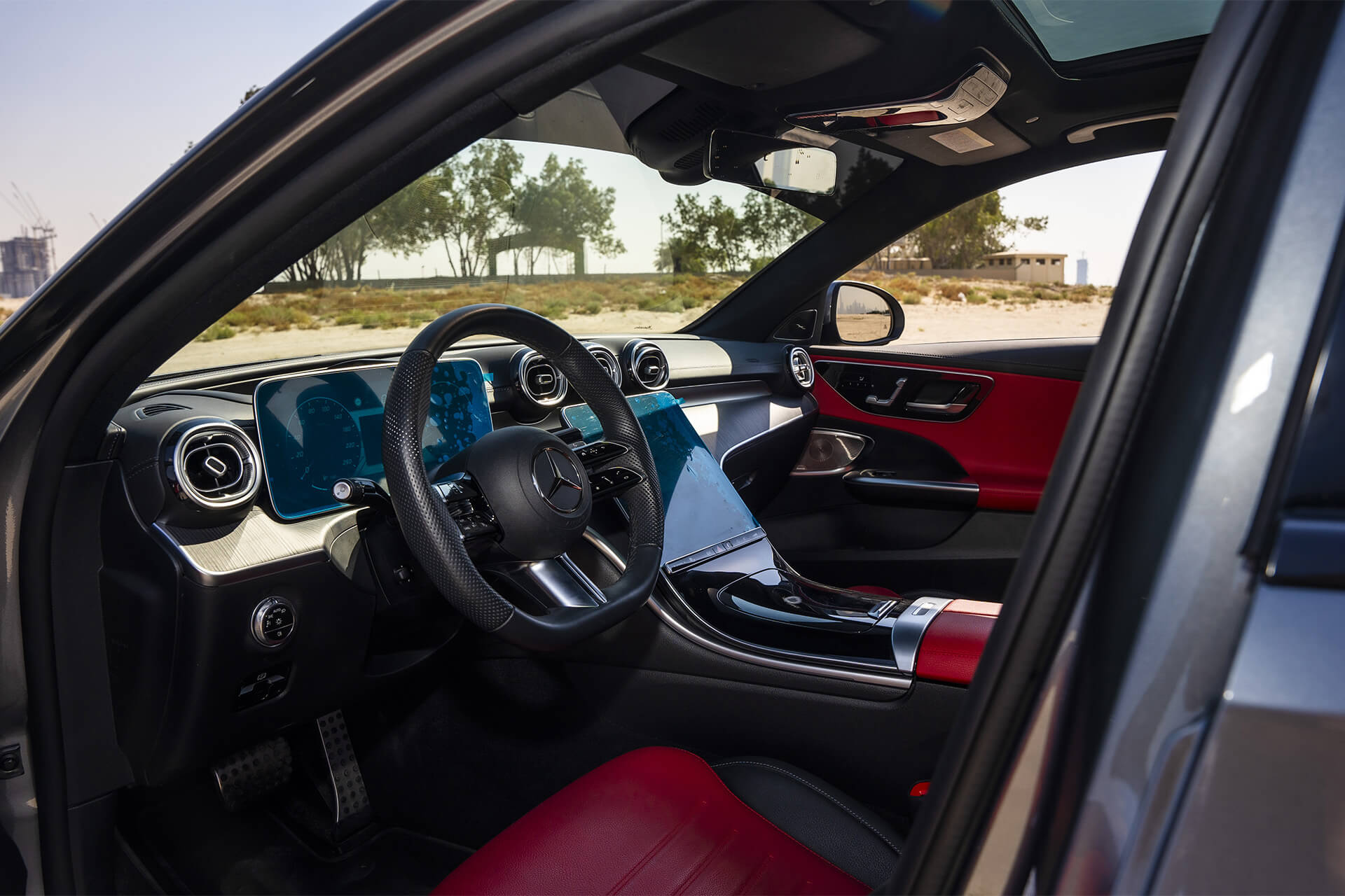 Mercedes C200 Silver Metallic