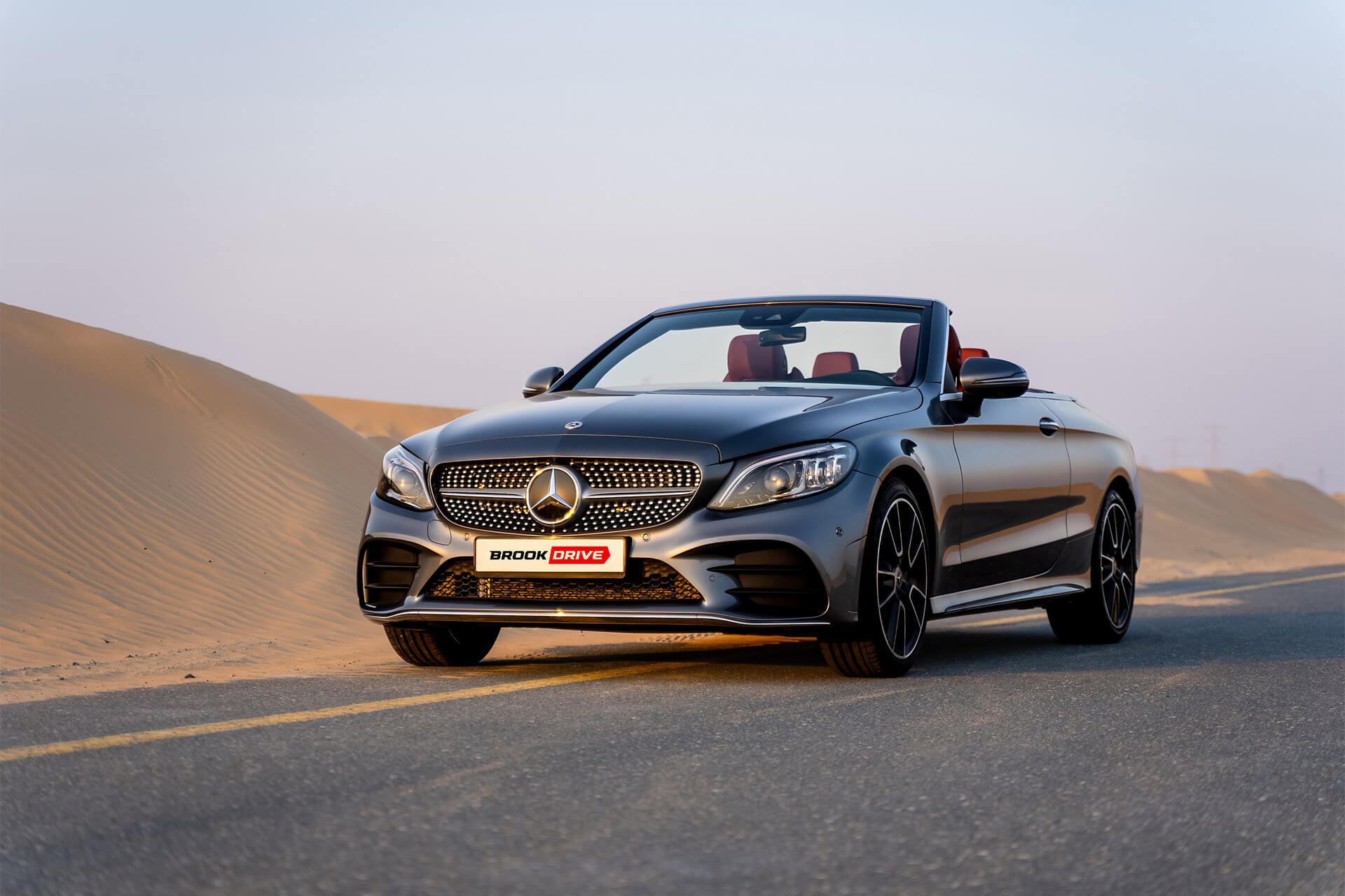 Mercedes C200 Convertible Selenite Grey Metallic