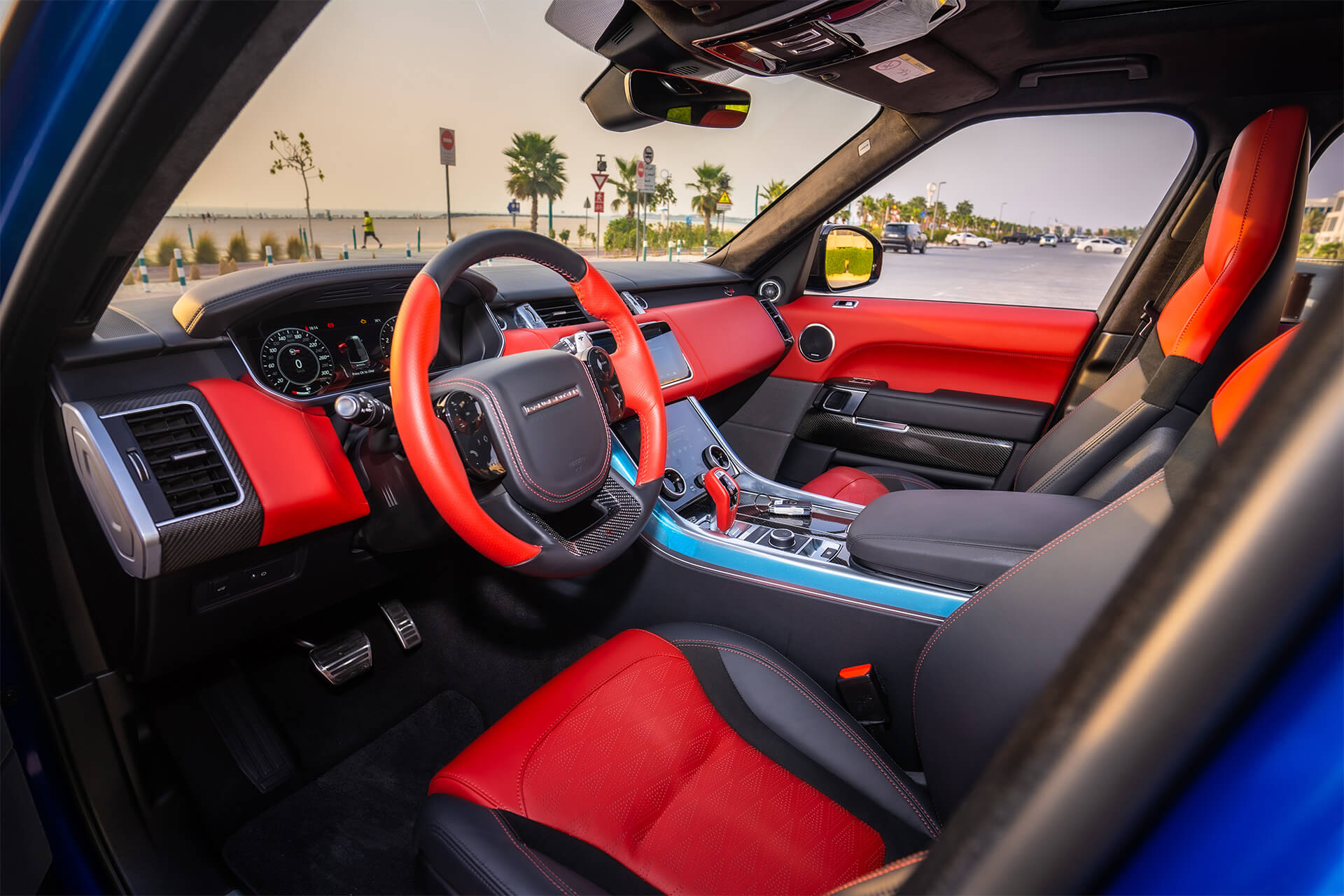 Range Rover SVR Estoril Blue